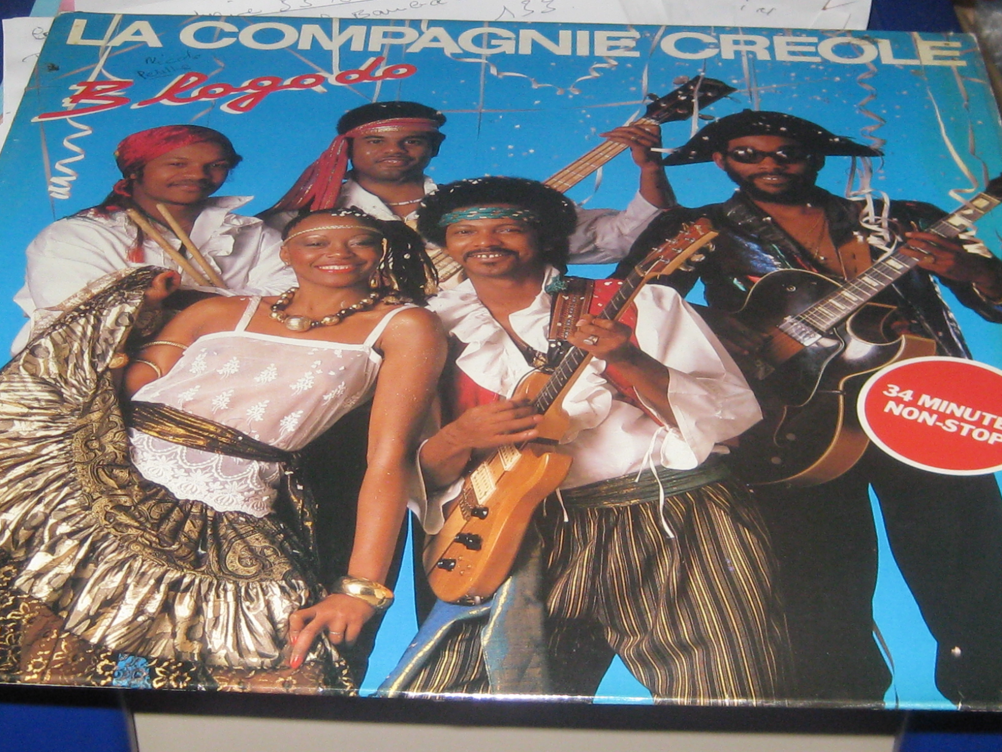 Acheter disque vinyle B  logodo la compagnie creole a vendre